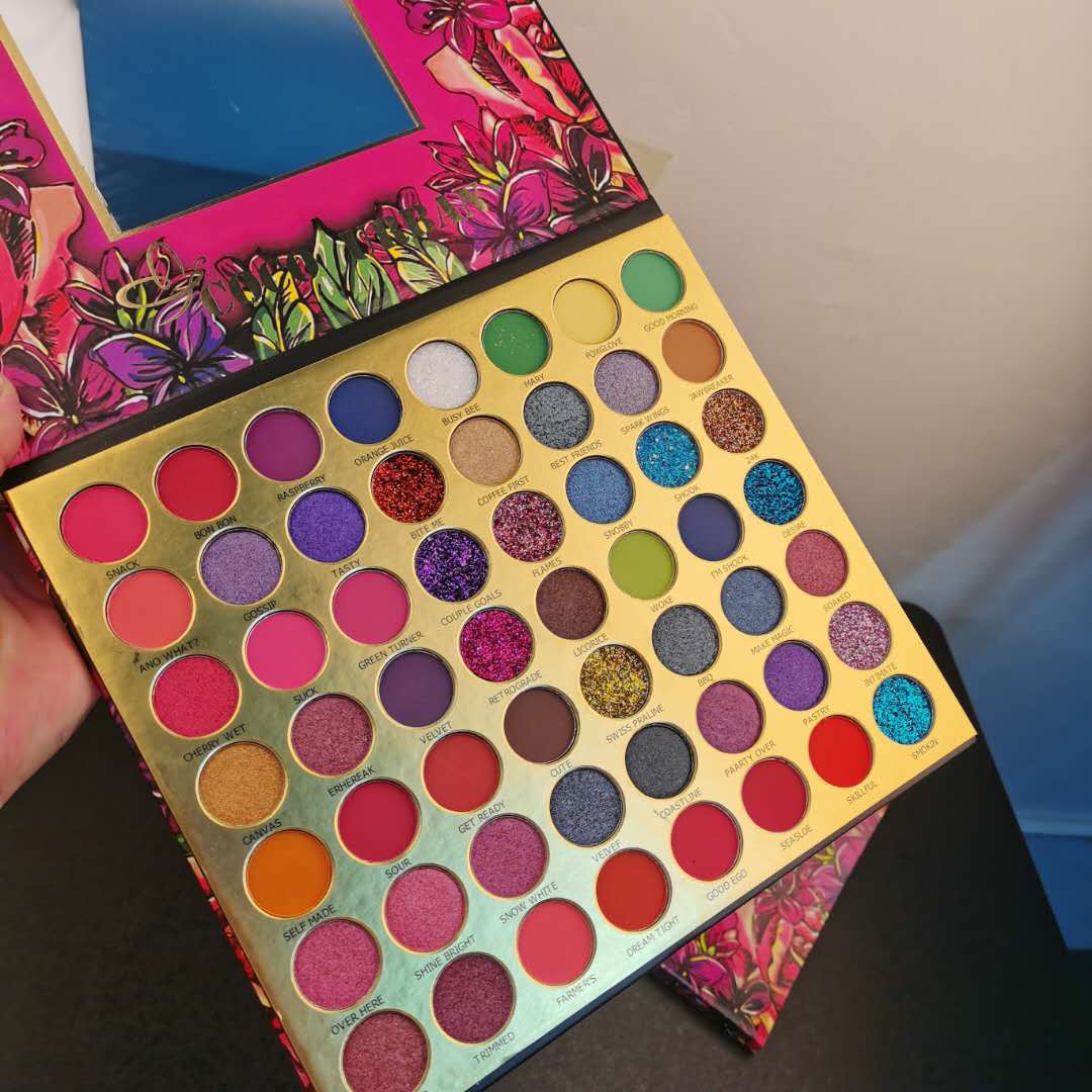 Matte Eyeshadow Palette - 56 Stunning Shades: Red