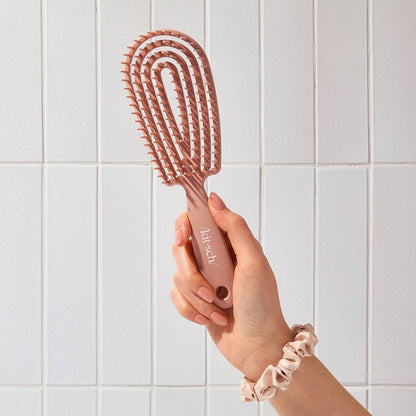 KITSCH Detangling Flexi Brush for Wet & Dry Hair - Terracotta