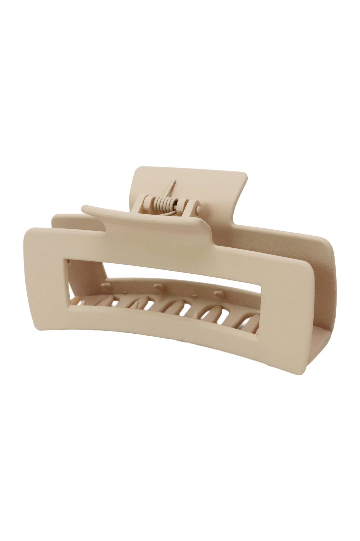 Wide Block Matte Solid Y2K Hair Claw Clips 12-Pack Assorted