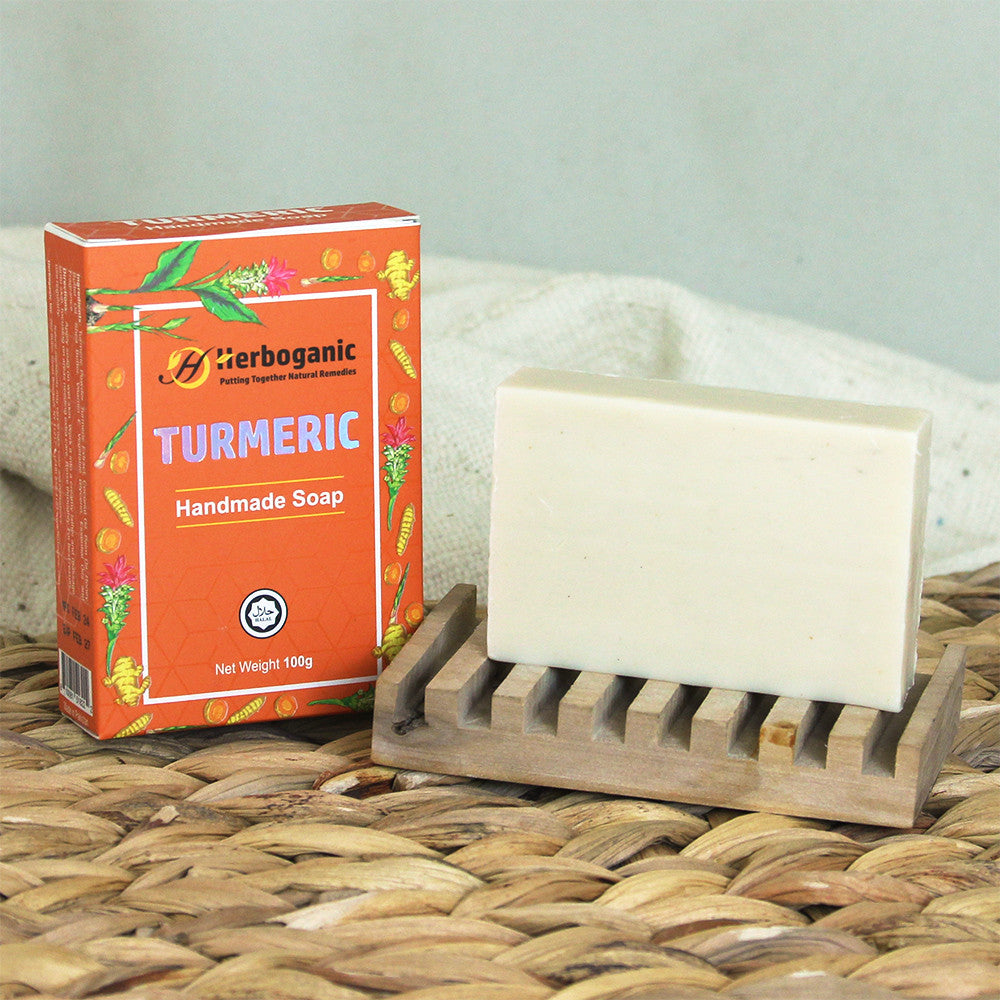 Herboganic: Handmade Turmeric Soap 100% Natural