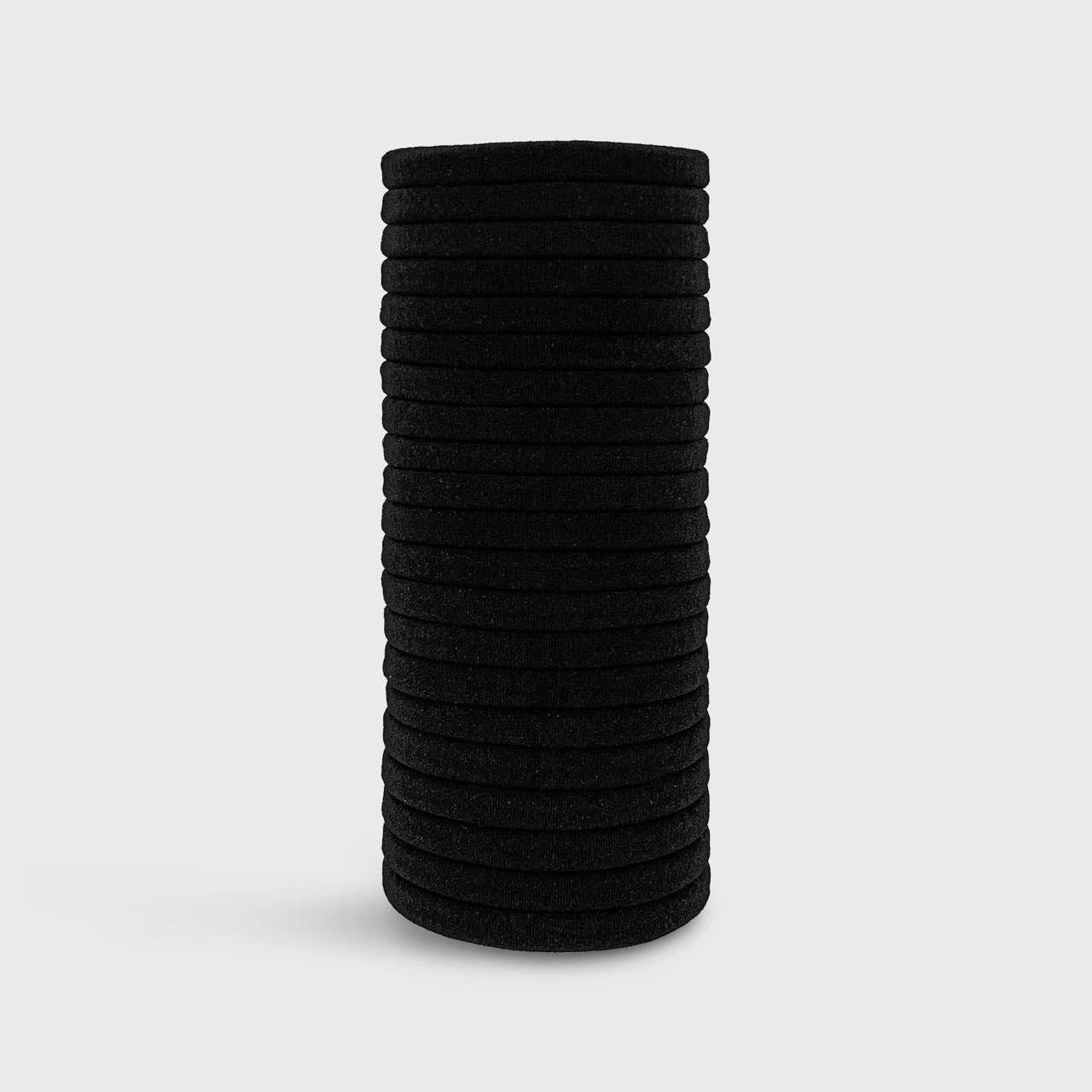 KITSCH Eco-Friendly Nylon Hair Elastics 20-Pack - Black