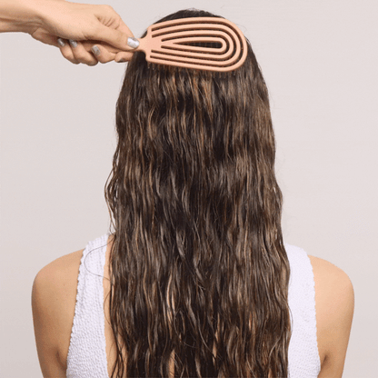 KITSCH Detangling Flexi Brush for Wet & Dry Hair - Terracotta