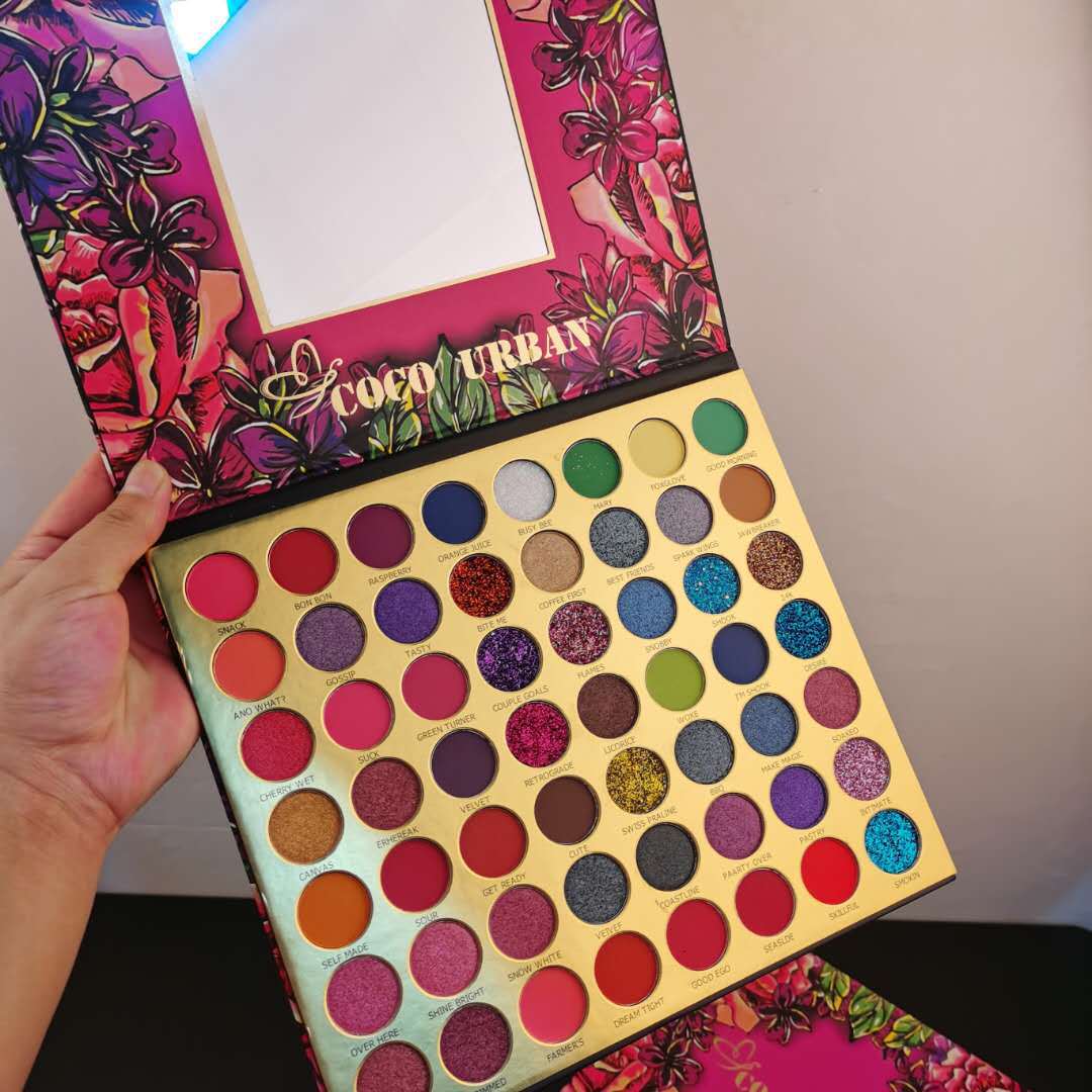 Matte Eyeshadow Palette - 56 Stunning Shades: Red