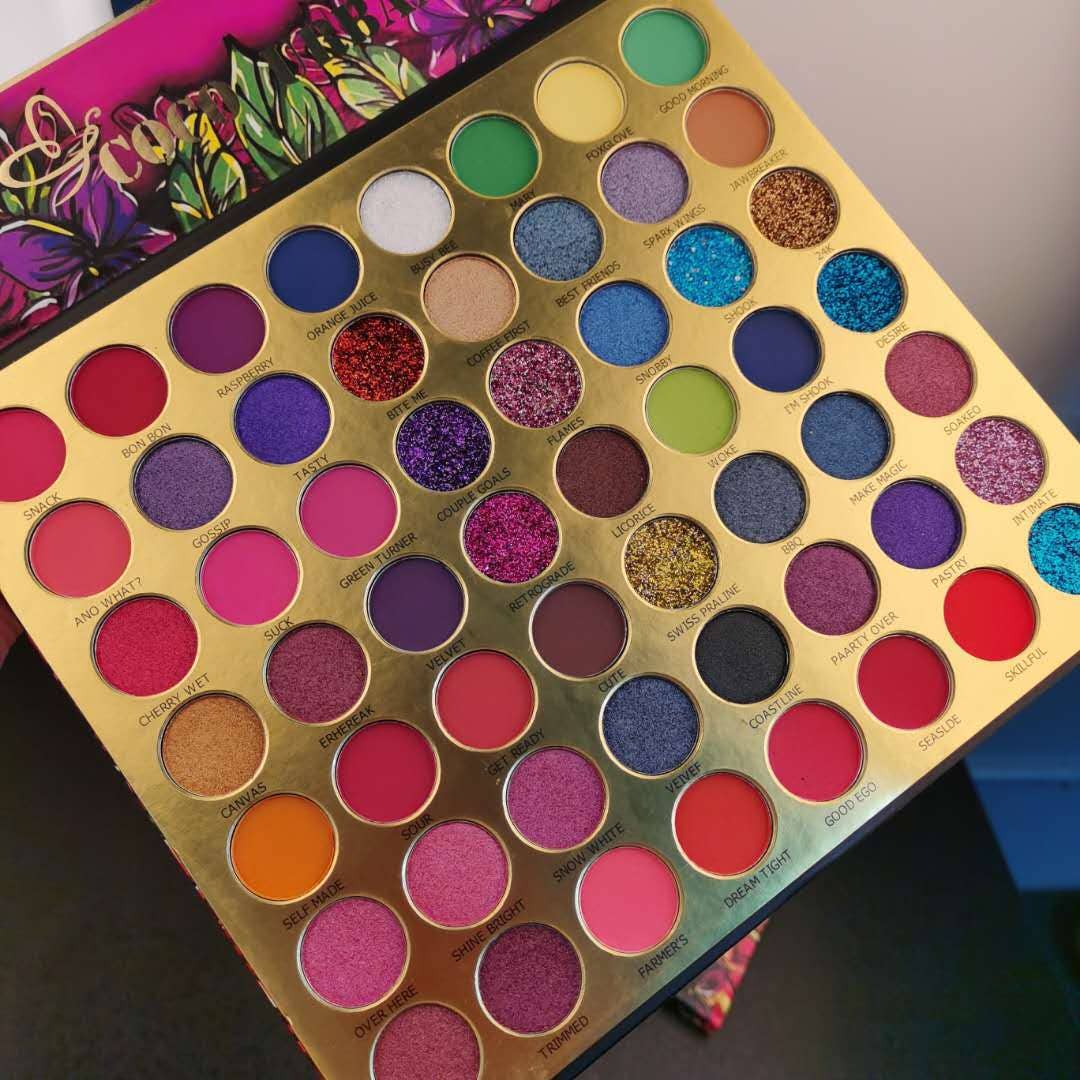 Matte Eyeshadow Palette - 56 Stunning Shades: Red