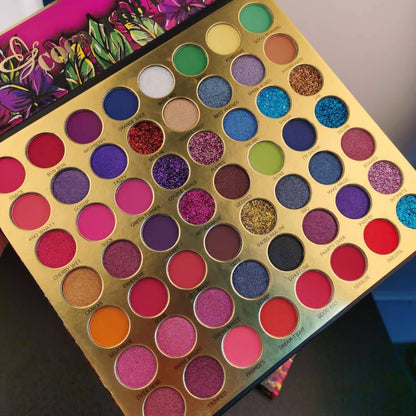 Matte Eyeshadow Palette - 56 Stunning Shades: Red