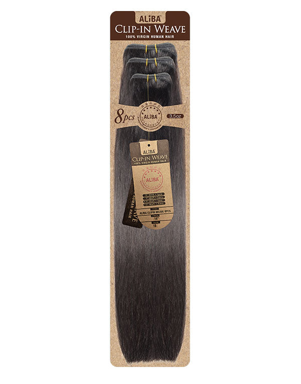 11A ALIBA 18" STRAIGHT CLIP- INS (8PC) JANET COLLECTION #1