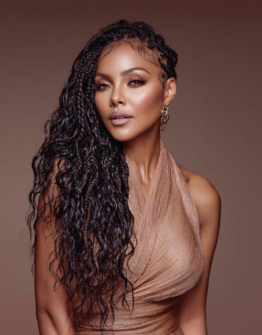 HH FEATHER CROCHET HAIR DEEP WAVE 18″