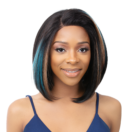 Illuze 13x4 HD Lace Flip-Up Harlee Straight Synthetic Wig 12"