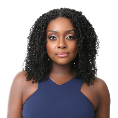 Illuze HD Lace Yanky Twist Pre-Twisted Crochet Protective Wig 16"