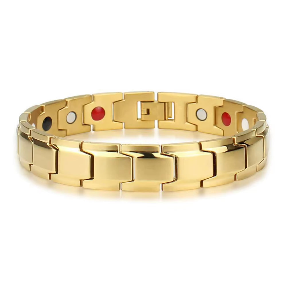 Men Women Magnetic Health Lose Weight Bracelet Power Therapy Detachable Power Therapy Magnets Negative Jewelry