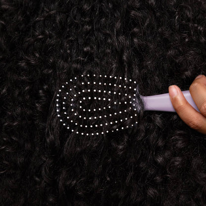 KITSCH Mini Soft Violet Detangling Flexi Brush for All Hair Types