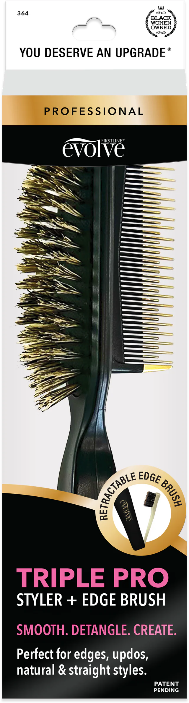 Triple Pro Styler + Edge Brush