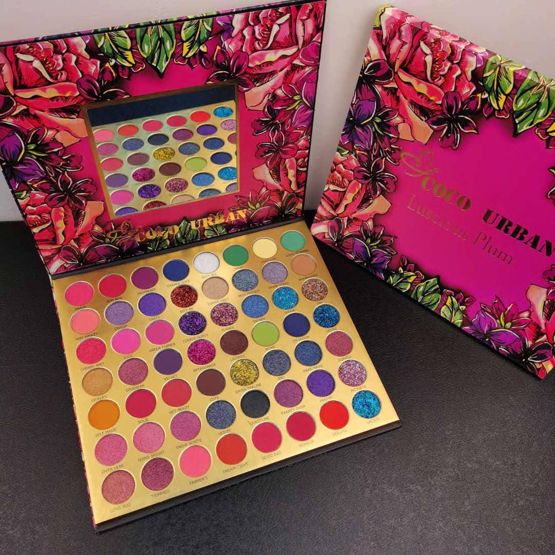 Matte Eyeshadow Palette - 56 Stunning Shades: Red