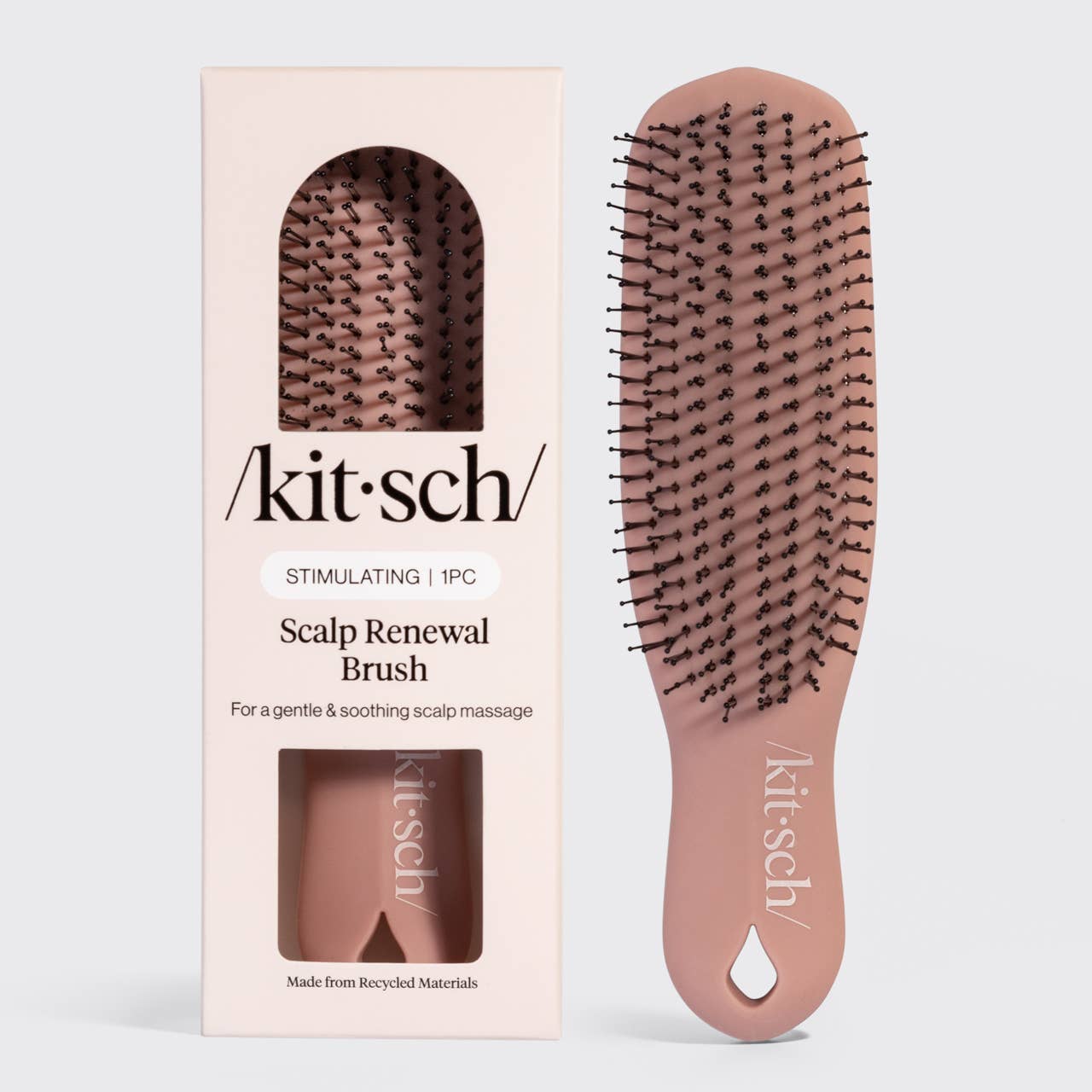 KITSCH Scalp Renewal Exfoliating Scalp Brush in Terracotta