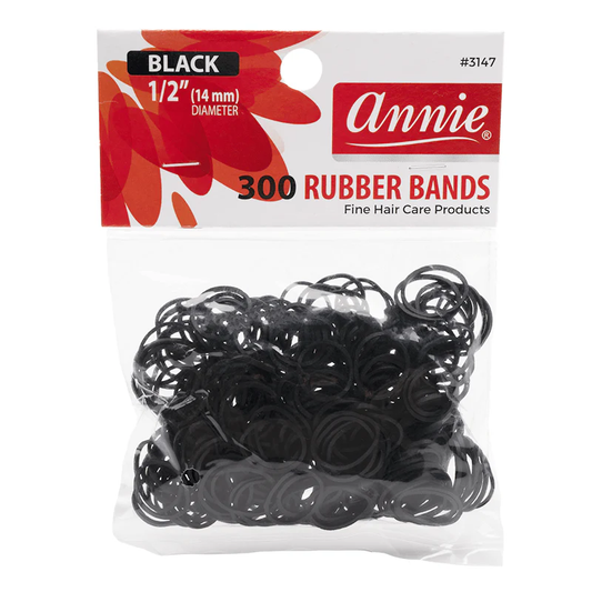 Rubber Bands 300Count Black