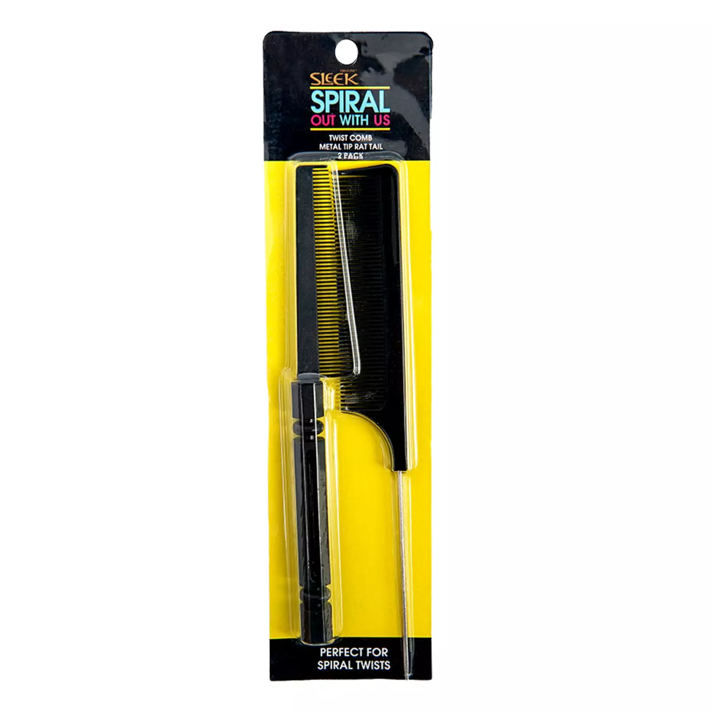 Sleek Spiral Twist Comb Set