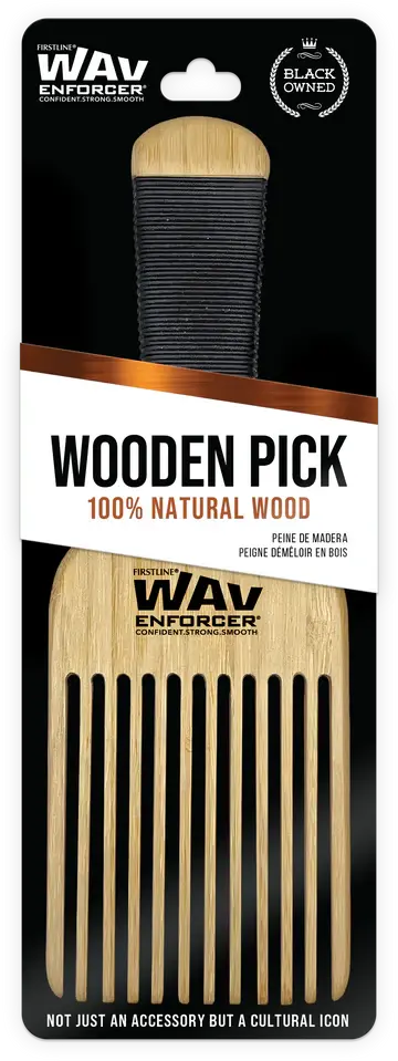 WavEnforcer Wooden Hair Pick