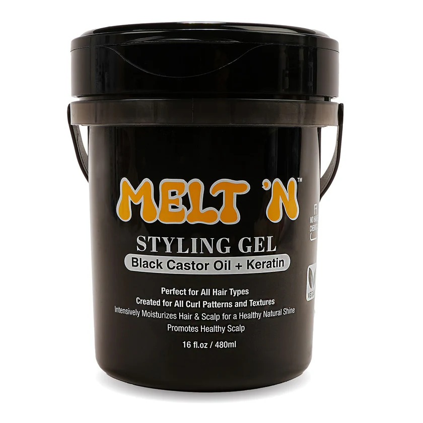 Melt 'n Styling Black Castor Oil & Keratin Gel - Ebin