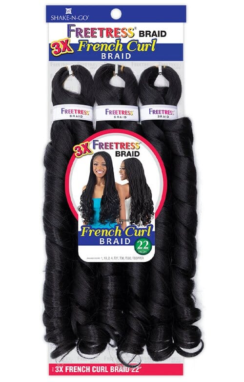FREETRESS 3X FRENCH CURL BRAID 22'