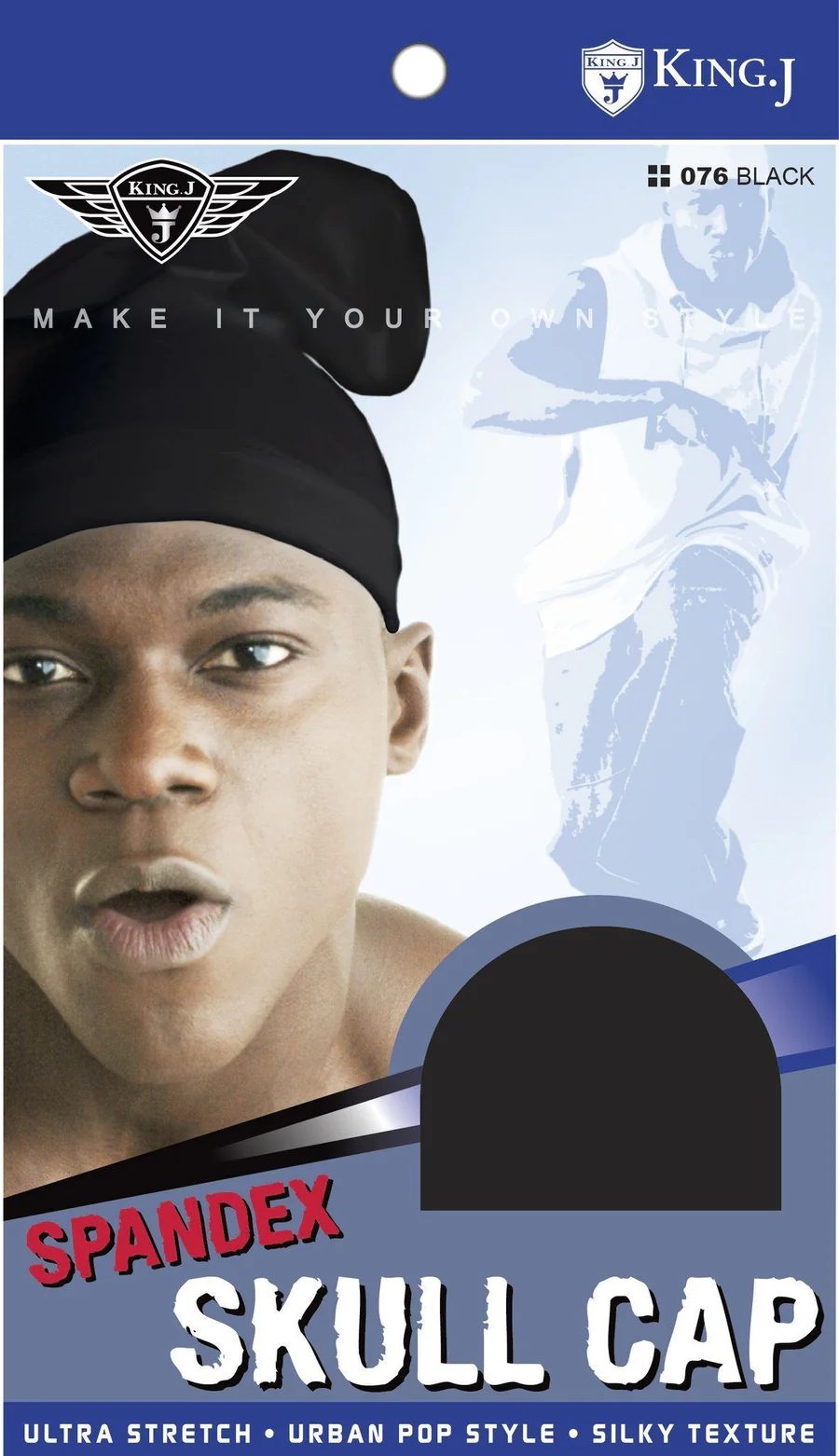 Spandex Skull Cap -King J- Qfitt