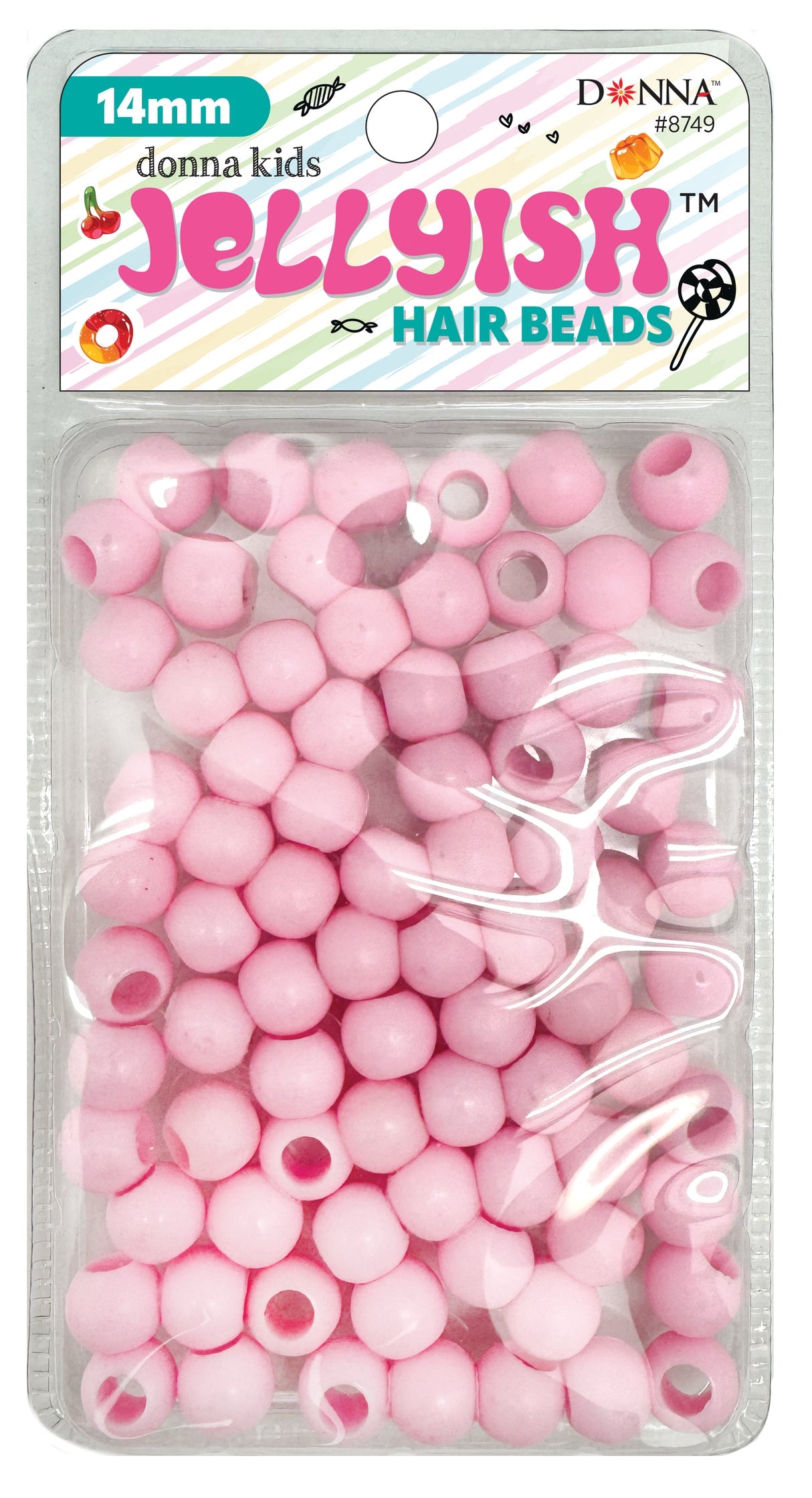 Jellyish Silicone Feeling Hair Beads 14MM