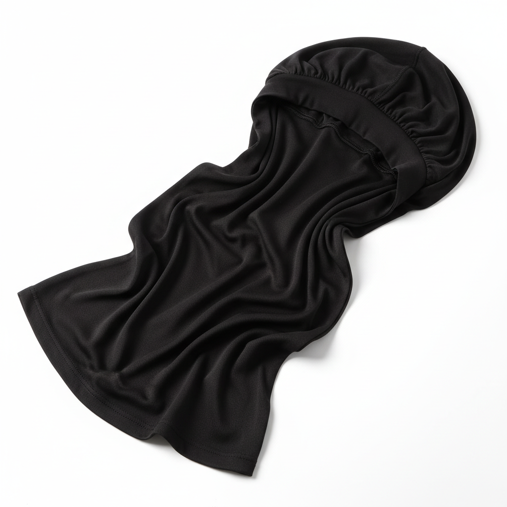Spandex Cap For Dreadlocks Super Long Black